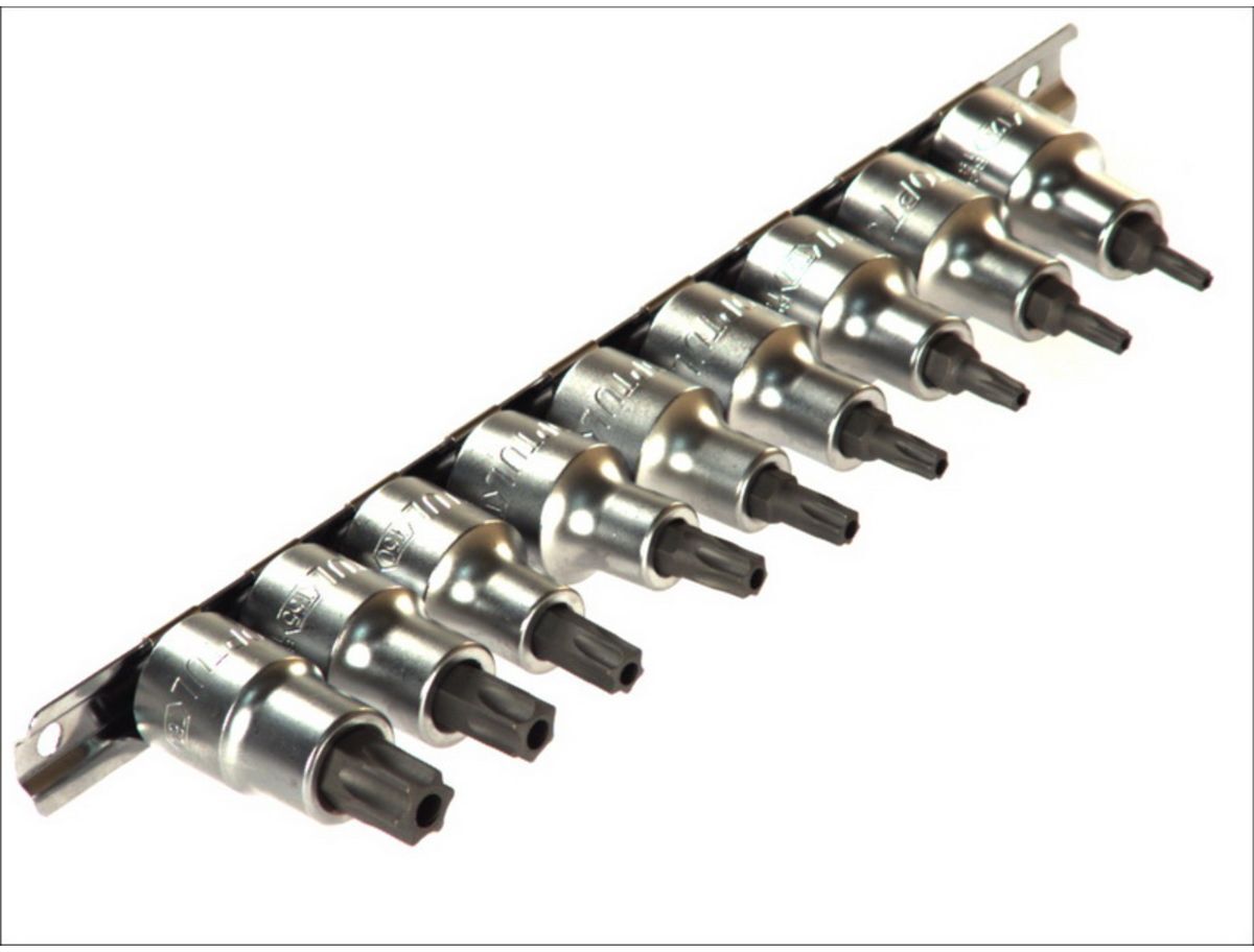 TORX Stecknusssatz TOPTUL 1/2 zoll 9Stk T20 T25 T27 T30 T40 T45 T50 T55 T60