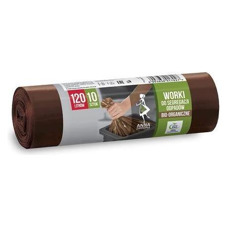 Anna Zaradna St-Az-017027 Waste Separation Bags Organic Garbage Bags Tear-Resistant 120l | 10 (10x, 120 l) (46444189)