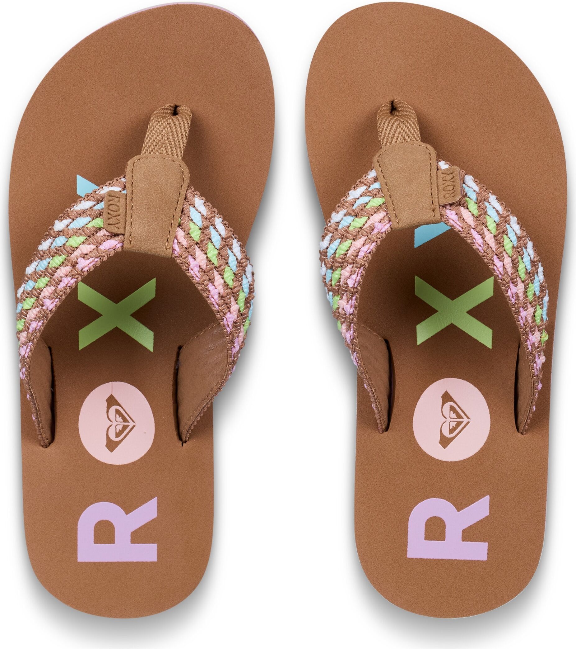 Zehentrenner ROXY "RG CHIKA HI", Mädchen, Gr. 28, Synthetik, multi 2, Schuhe Zehentrenner