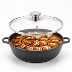 28 cm Schmorpfanne Bräter Bratpfanne Servierpfanne Schmortopf Schmorkasserolle