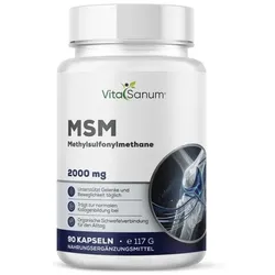 VitaSanum® MSM 2000 mg Tagesportion (2 Tabletten)