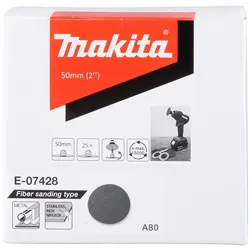 Makita Schleifscheibe, 50 mm - K80 - E-07428