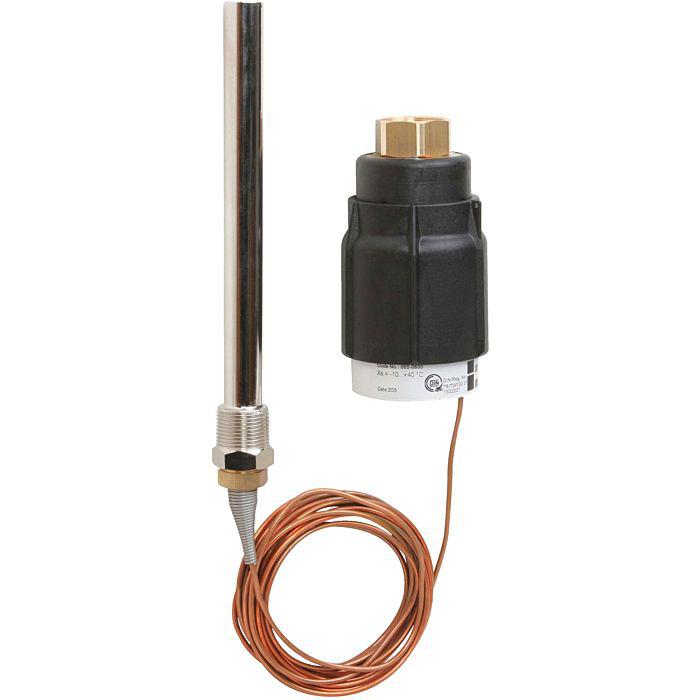 Danfoss thermostatischer Antrieb 065-0596 Sollwert -10 - 40 C, m,Tauchhülse, R1/2
