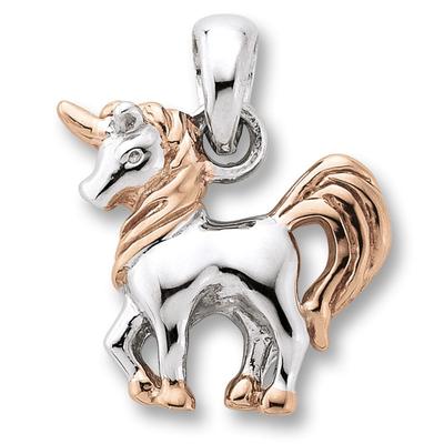 Kettenanhänger ONE ELEMENT "Einhorn Anhänger aus 925 Silber Einhorn Anhänger aus 925 Silber", silber, Schmuckanhänger, Mädchen, Silber 925 (Sterlingsilber), Kettenanhänger, Ausdruck von Individualität – dezent, bedeutungsvoll, nah am Herzen