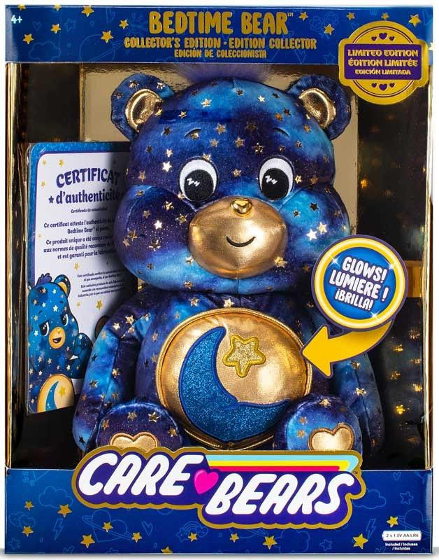 Care Bears knuffel Bedtime Bear met lichtgevende buik, 35 cm