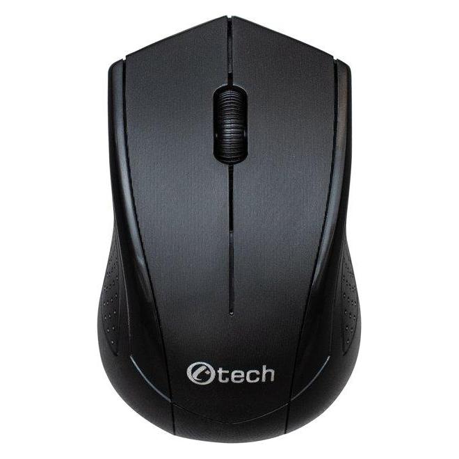 C-Tech myš WLM-07, bezdrátová, 1200DPI, 3 tlačítka, USB nano receiver, černá (Kabellos) (WLM-07)