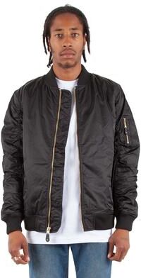 Shaka Wear SHBJ Bomber Jacket in Black size XL