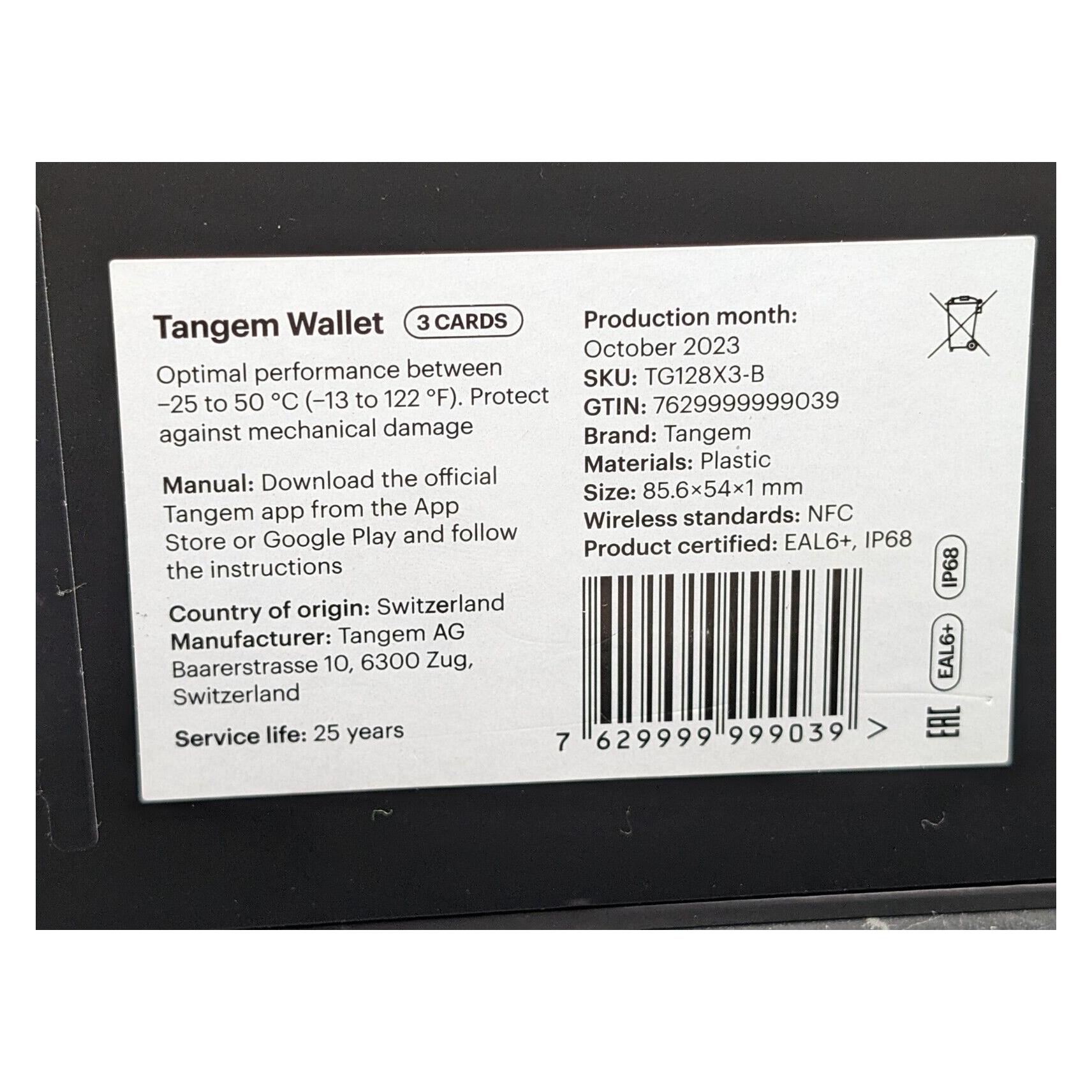 Tangem 2.0 - 3 Card Set (Bitcoin, Weitere) (7629999999039)