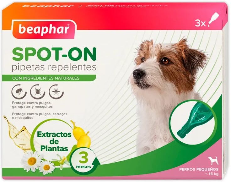 Beaphar Pipetas Repulsivas Antiparasitarias Perros Pequeños 3 Uds