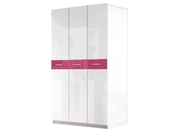 JVmoebel Kinderkleiderschrank Rosa Kleiderschrank aus Holz mit eleganter Form und natürlichem Finish Made in Europa