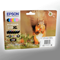6 Epson Tinten C13T379840 Multipack KCMY LC LM 378XL