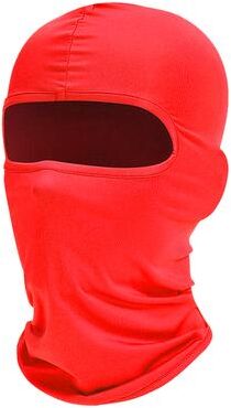 Perfect Picks Market All Season Balaclava Face Mask For Cycling & Motorcycle Riding UV Windproof Neck Cover red