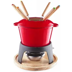 Lacor Rosso, Fondue Set, Rot, Mehrfarbig