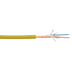 DAP MC-216 Gelbes Mic/Line-Kabel - 100-m-Rolle