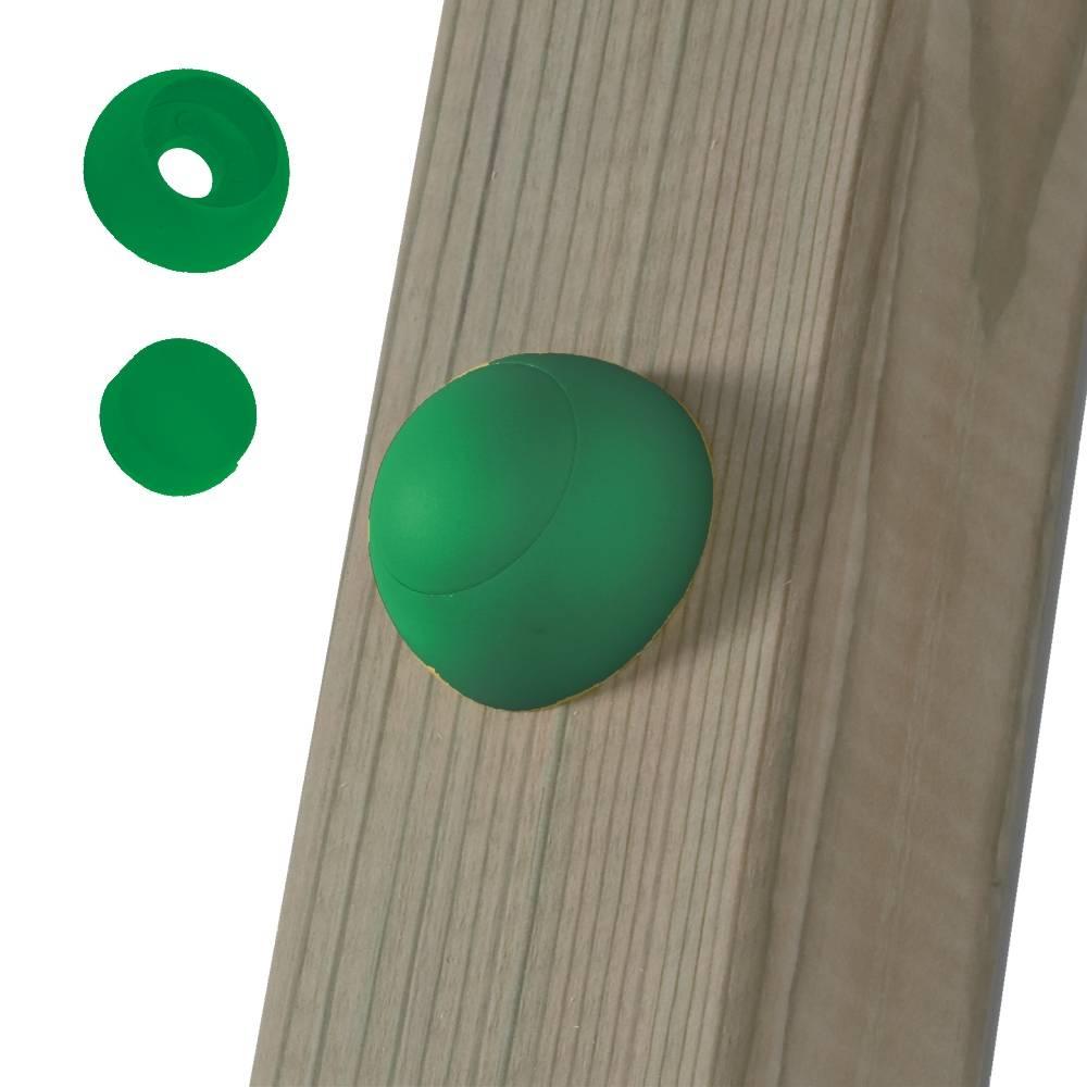 20x Kunststoff Abdeckkappen für Spielturm & Schaukel - Wetterfeste Schrauben Schutzkappen 8-10 mm Set für sicheren Spielplatz-Spaß - Wickey