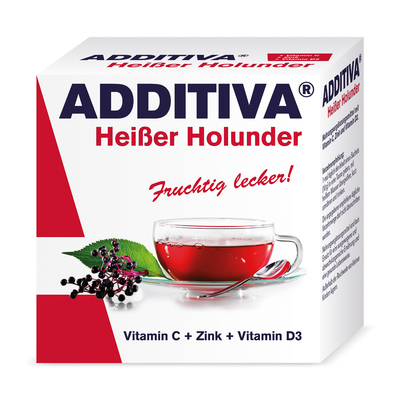 Dr.B.Scheffler Nachf. GmbH & Co. KG ADDITIVA heißer Holunder Pulver Sachets 100 g 10627579