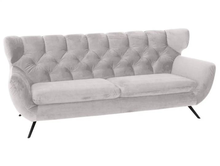 Sofa Sante fe Basic B: 225 cm Candy / Farbe: Silver / Material: Stoff Basic