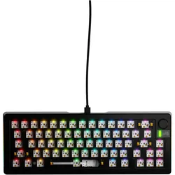 Glorious GMMK 3 Pro 65 % Custom Gaming-Tastatur - Barebone, ANSI-Layout, schwarz (Barebone, Kabelgebunden), Tastatur, Schwarz