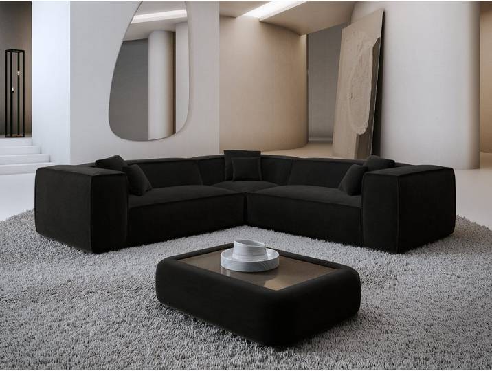 Stoff Ecksofa Liranda L-Form