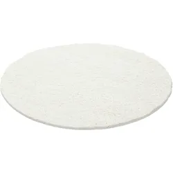 Hochflorteppich Life Cream Creme Ø ca. 80cm