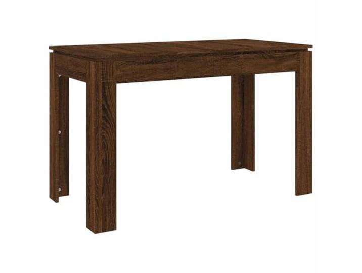 Fisinber Esstisch Braun Eichen-Optik 120x60x76 cm Holzwerkstoff Vielseitiger Speisetisch in brauner Eichen-Optik für Küche und Esszimmer. Kompaktes Design mit stabiler Tischplatte.