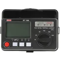 RS PRO, Multimeter, Digital RCD Tester, 500 mA trip (Hand-Multimeter)