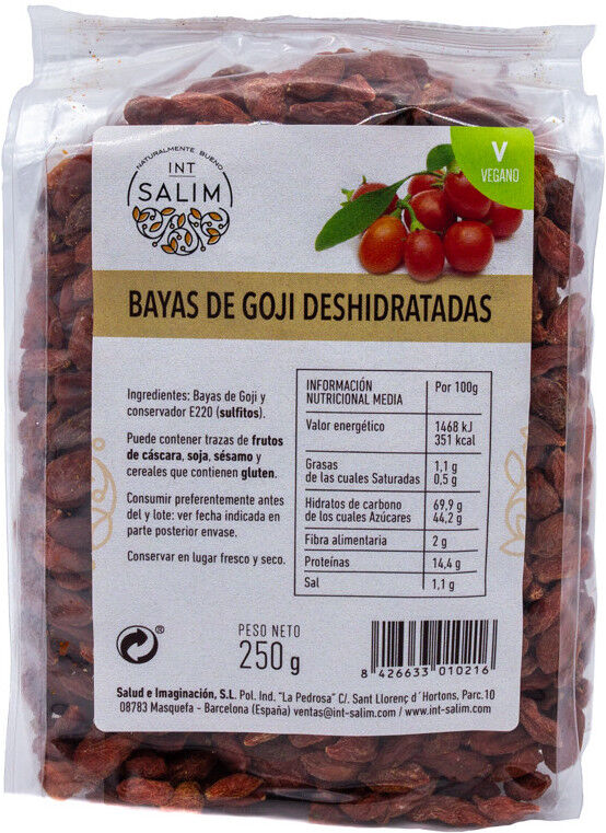 INT-SALIM Goji Berries 250 Gr. 250 gr