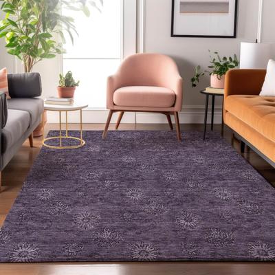 Addison Rugs Premium Washable Super Soft Floral Imprint Mayfield Rug