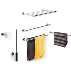 Zack Toilettenpapierhalter Scala Edelstahl Transparent Poliert