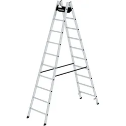 Günzburger Steigtechnik Sprossen-Stehleiter 2x10 Sprossen