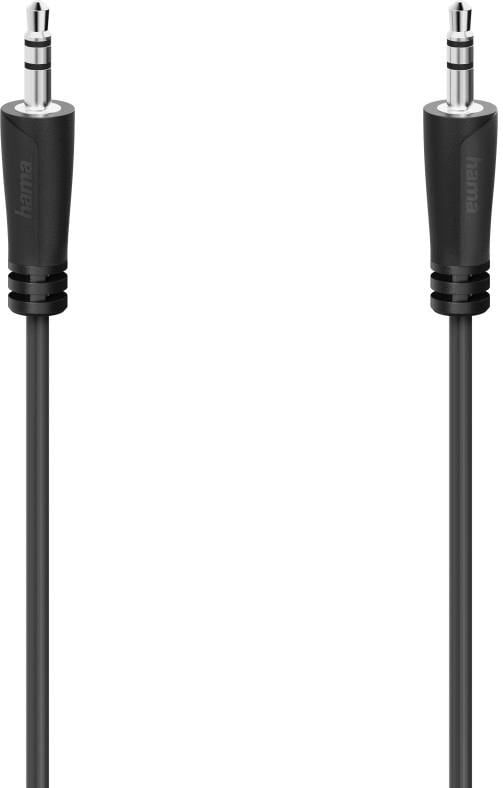 Hama Audio-Kabel, schwarz, 1,5cmcm, Kabel, Audio-Kabel