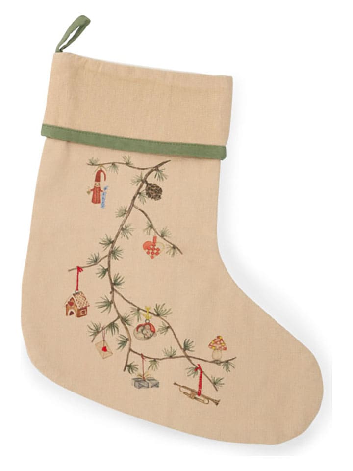 Rosendahl Weihnachtsstrumpf ''Hammershøi Christmas'' in Beige - (H)46 cm - onesize