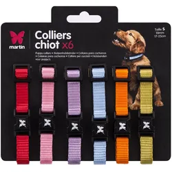 Martin Sellier XS (x6) (XS, Hund, Spazieren), Halsband + Leine