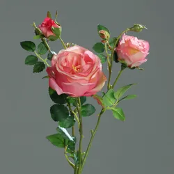 Kunstblume ROSE (H 60 cm) - pink - H 60 cm