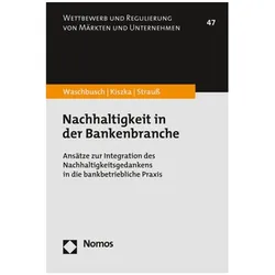 Nachhaltigkeit in der Bankenbranche, Fachbücher von Gerd Waschbusch