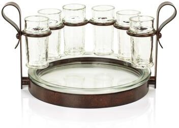Zodax Plaisir 6-Shot Tequila Serving Set