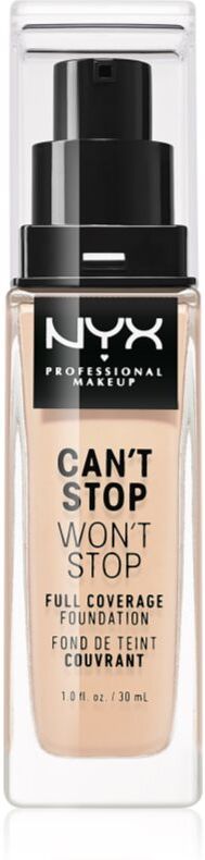NYX Professional Makeup Can't Stop Won't Stop Full Coverage Foundation full coverage foundation shade 05 Light 30 ml