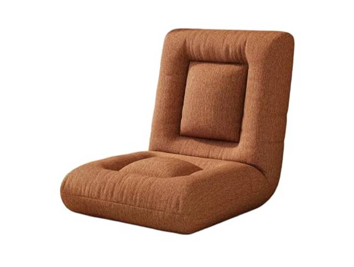 Xumh2024-3 Sitzsack Lazy Sofa, Tatami-Schlafzimmer, Erkerfenster, Bett, Rückenlehne, Stuhl, faltbar, einzelnes Liegekissen(Bruin)