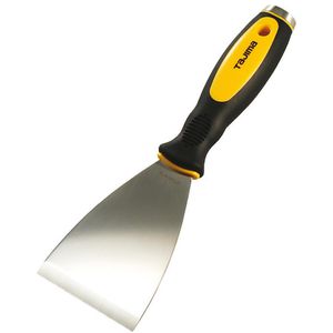 Tajima Spachtel SCR-C75, Scrap-Rite, Breite 75mm, Malerspachtel aus Stahl, mit Kunststoffgriff