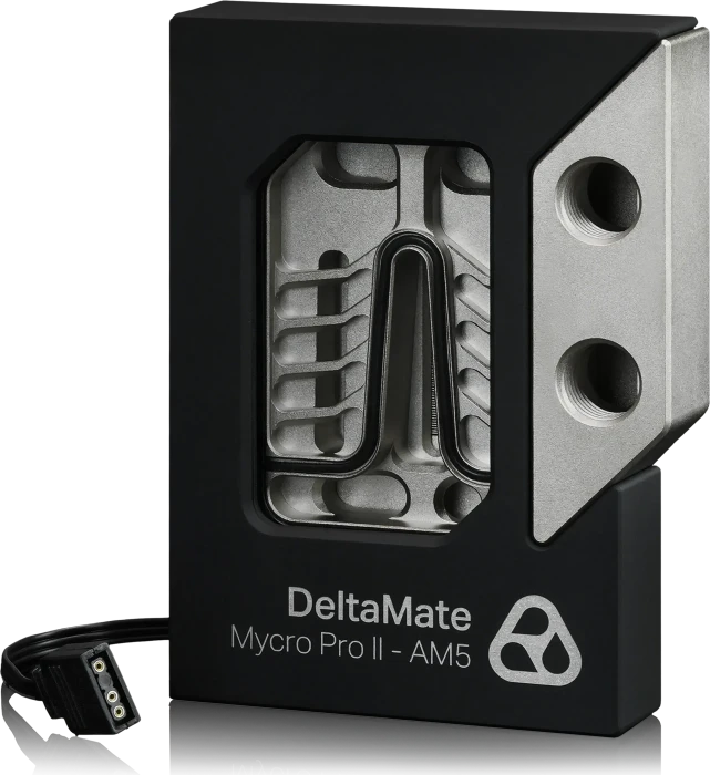 Thermal Grizzly DeltaMate CPU Block - MPII (schwarz/silber, AM5)