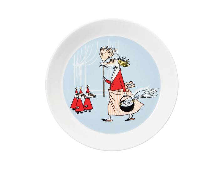 Moomin Arabia Assiette Moomin Fillyjonk Gris