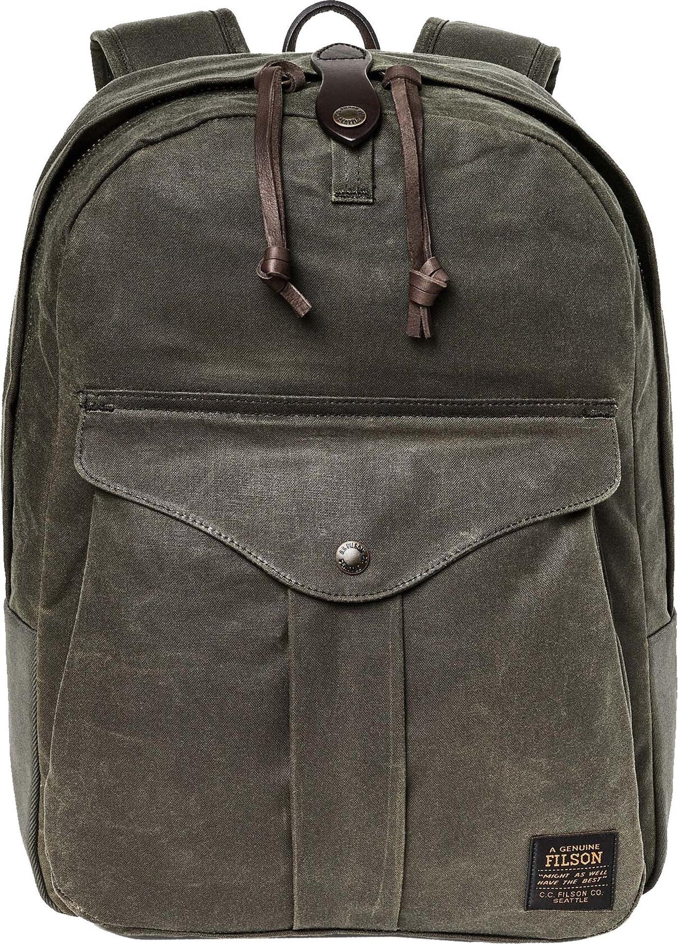 Filson Journeyman Oil Finish - Rucksack 15" 44.5 cm (otter green)