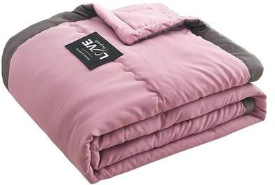Uplift Picks Double Sided Cooling Blanket Breathable Summer Quilt pink 100x140 Cm