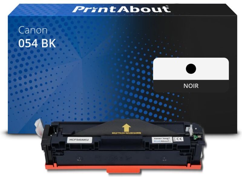 PrintAbout Toner compatible Canon 054 BK - Noir Noir