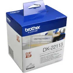 Brother PT Etiketten DK22113  klar  62mm x 15,24m  Rolle