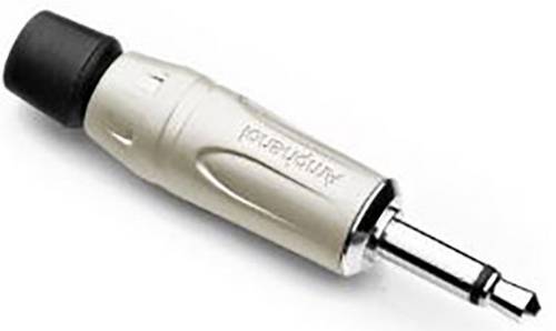 Amphenol KM2P Klinken-Steckverbinder 3.5mm Stecker, gerade Mono Silber 1St.