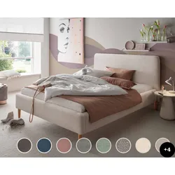 INFANSKIDS »Juna« Polsterbett 90x200 cm / Vienna 01 Old Rose