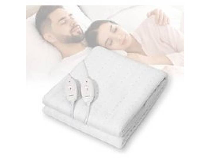 Surmates Chauffant Double 120W Chauffe Mates 160x140cm Lavable Sous couverture électrique double XXL pour 2 160*140cm COUVERTURE