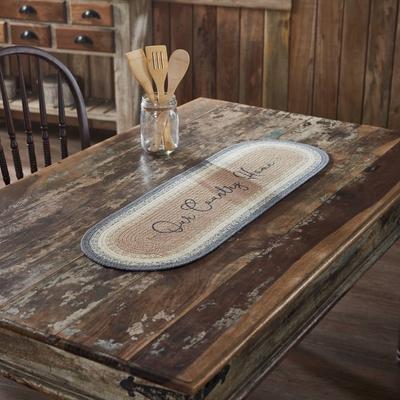 VHC Brands Finders Keepers Our Country Home Oval Runner