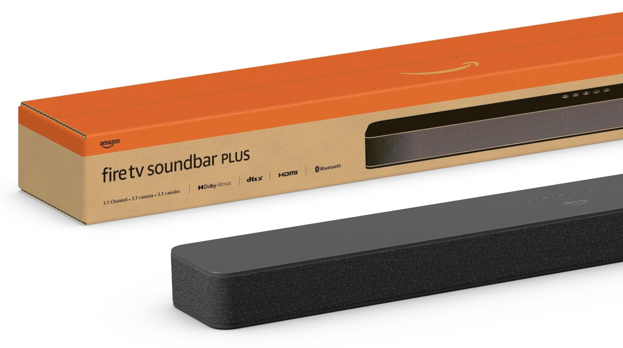 Amazon Fire TV-Soundbar Plus | 3.1-Kanal-Sound, All-in-one-Design, Dolby Atmos,
